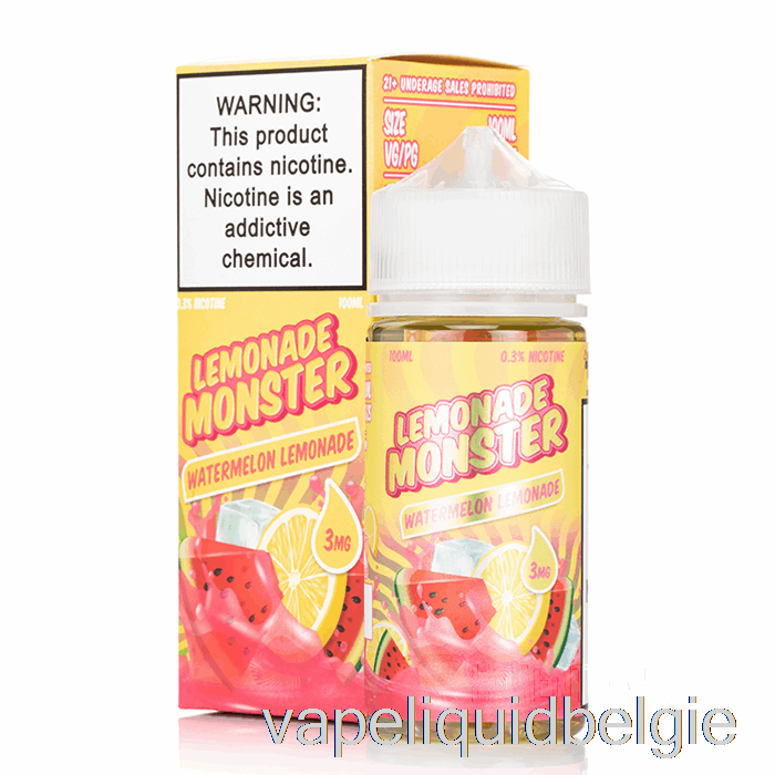 Vape Smaken Watermeloen Limonade - Limonade Monster - 100ml 3mg